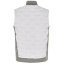 Original Penguin Insulated Mixed Media 80's Bomber Vest - Quiet Grey/Heather