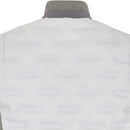 Original Penguin Insulated Mixed Media 80's Bomber Vest - Quiet Grey/Heather