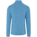 Original Penguin Lightweight 1/4 Zip Pullover - Dark Mediterranean/Blue Heather