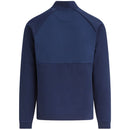 Original Penguin Mixed Media 1/4 Zip Sweater - Black Iris