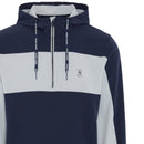 Original Penguin 1/4 Zip 90's Colour Wind Jacket - Black Iris/Pearl Blue