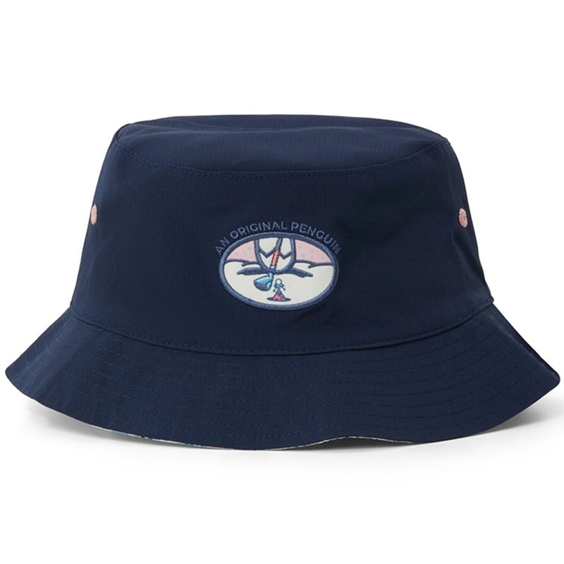 Original Penguin Reversible Bucket Hat - Black Iris