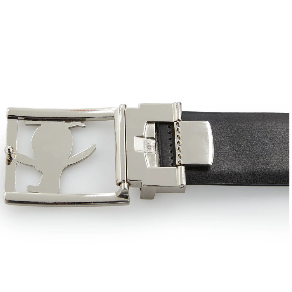 Original Penguin Reversible Leather Belt White