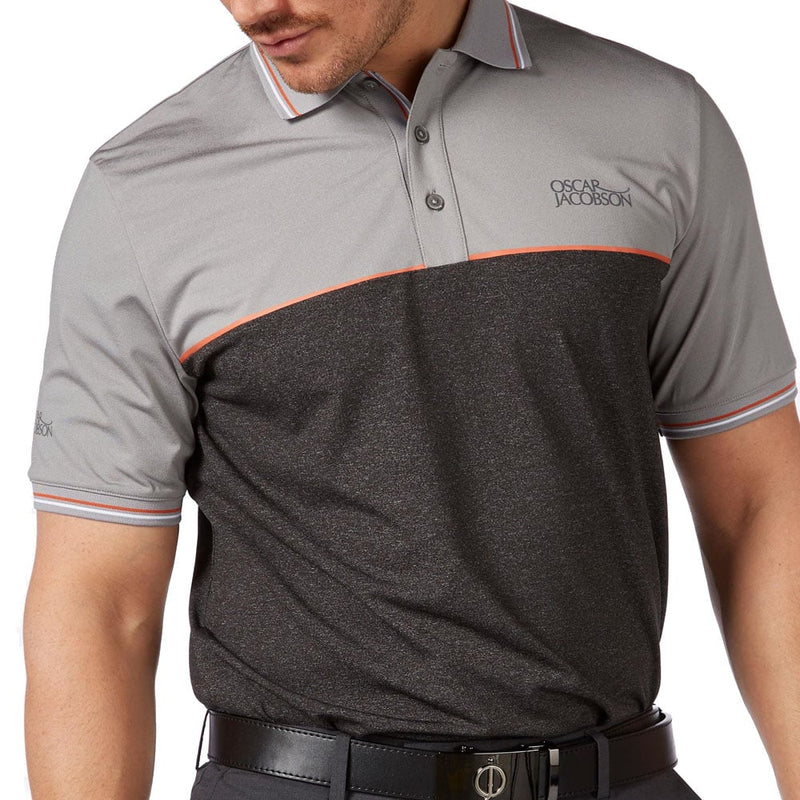 Oscar Jacobson Belford Polo Shirt - Dark Grey