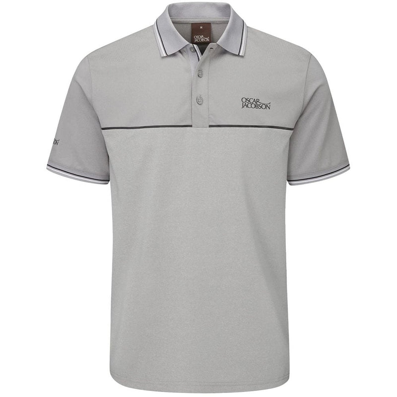 Oscar Jacobson Belford Polo Shirt - Light Grey