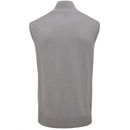 Oscar Jacobson Bob 1/2 Zip Sleeveless Pullover - Charcoal