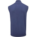 Oscar Jacobson Bob 1/2 Zip Sleeveless Pullover - Navy