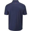 Oscar Jacobson Chap II Tour Polo Shirt - Navy/Jewel Red