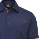 Oscar Jacobson Chap II Tour Polo Shirt - Navy/Jewel Red
