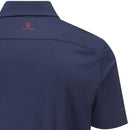 Oscar Jacobson Chap II Tour Polo Shirt - Navy/Jewel Red