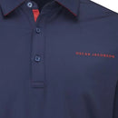 Oscar Jacobson Chap II Tour Polo Shirt - Navy/Jewel Red