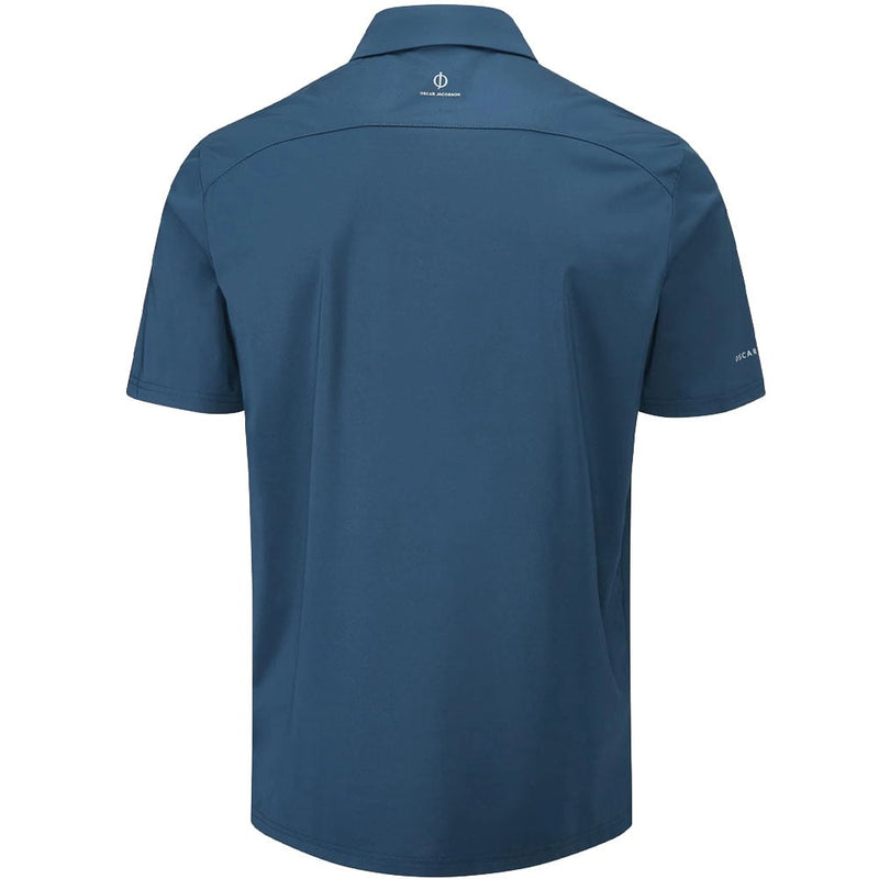 Oscar Jacobson Chap II Tour Polo Shirt - Teal/Black