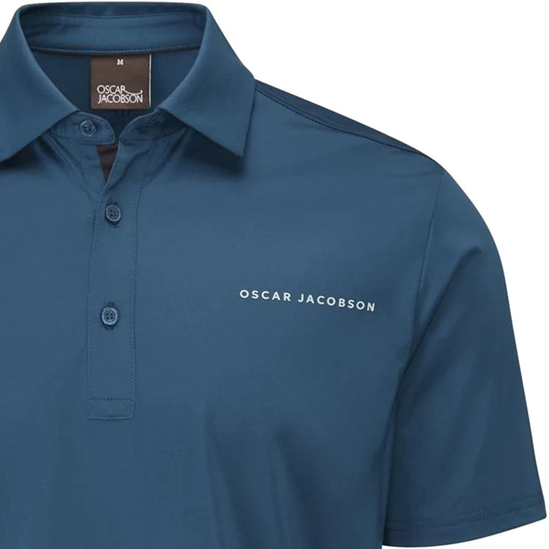 Oscar Jacobson Chap II Tour Polo Shirt - Teal/Black