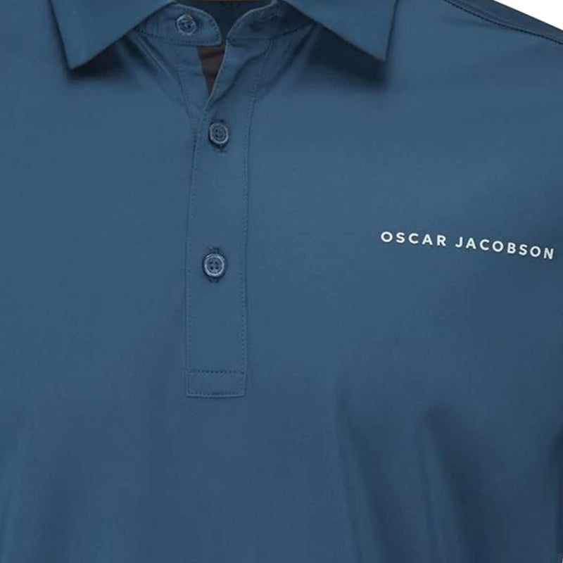 Oscar Jacobson Chap II Tour Polo Shirt - Teal/Black