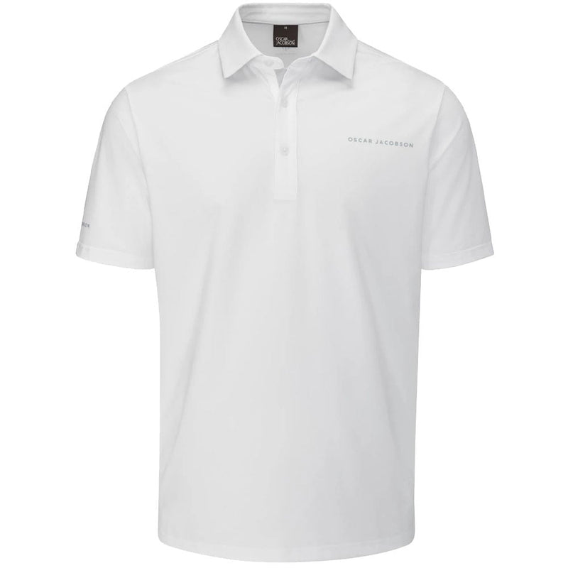 Oscar Jacobson Chap II Tour Polo Shirt - White/Lunar Grey