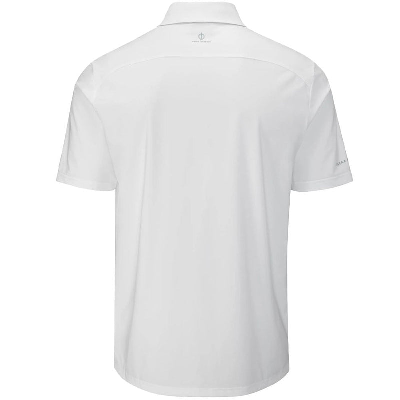 Oscar Jacobson Chap II Tour Polo Shirt - White/Lunar Grey