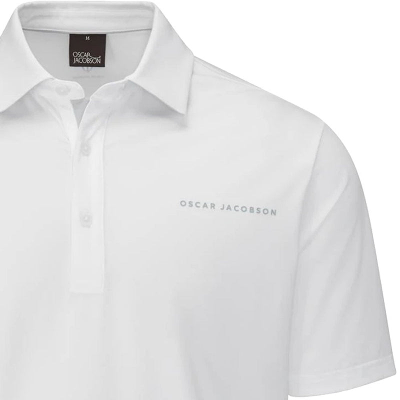 Oscar Jacobson Chap II Tour Polo Shirt - White/Lunar Grey