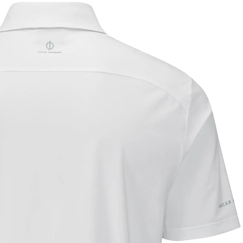 Oscar Jacobson Chap II Tour Polo Shirt - White/Lunar Grey