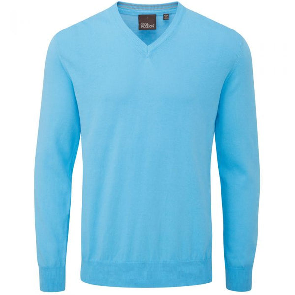Oscar Jacobson Constable Pullover - Bright Blue