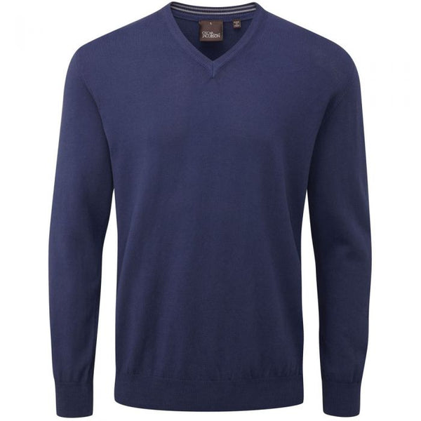 Oscar Jacobson Constable Pullover - Navy