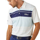 Oscar Jacobson Croft Polo Shirt - Cool Blue/White