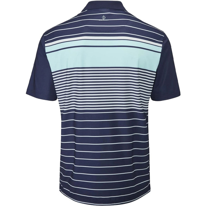 Oscar Jacobson Croft Polo Shirt - Navy/Cool Blue