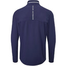 Oscar Jacobson Darwin 1/4 Zip Pullover - Navy/White