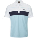 Oscar Jacobson Dodman Polo Shirt - Cool Blue/Navy