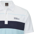 Oscar Jacobson Dodman Polo Shirt - Cool Blue/Navy