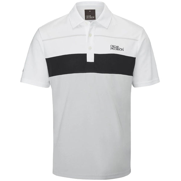 Oscar Jacobson Dodman Polo Shirt - Lunar Grey/Black