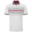 Oscar Jacobson Drayton Polo Shirt - White/Charcoal
