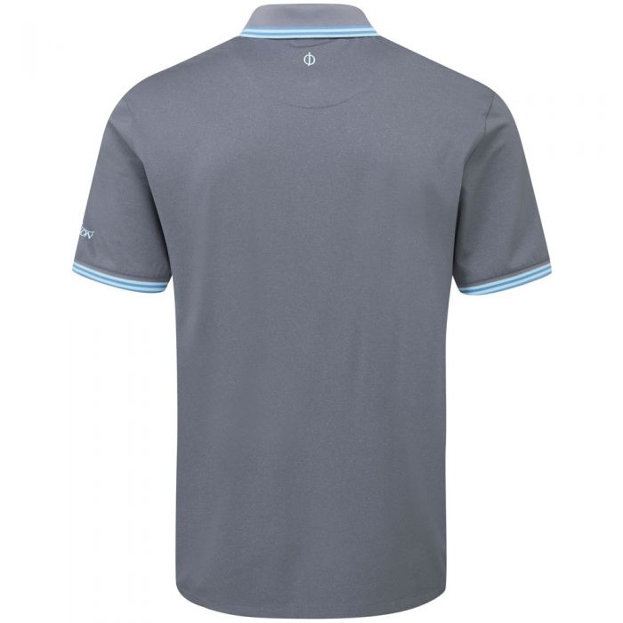 Oscar Jacobson Falcon Polo Shirt - Blue Charcoal