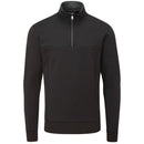 Oscar Jacobson Hawkes 1/4 Zip Pullover - Black