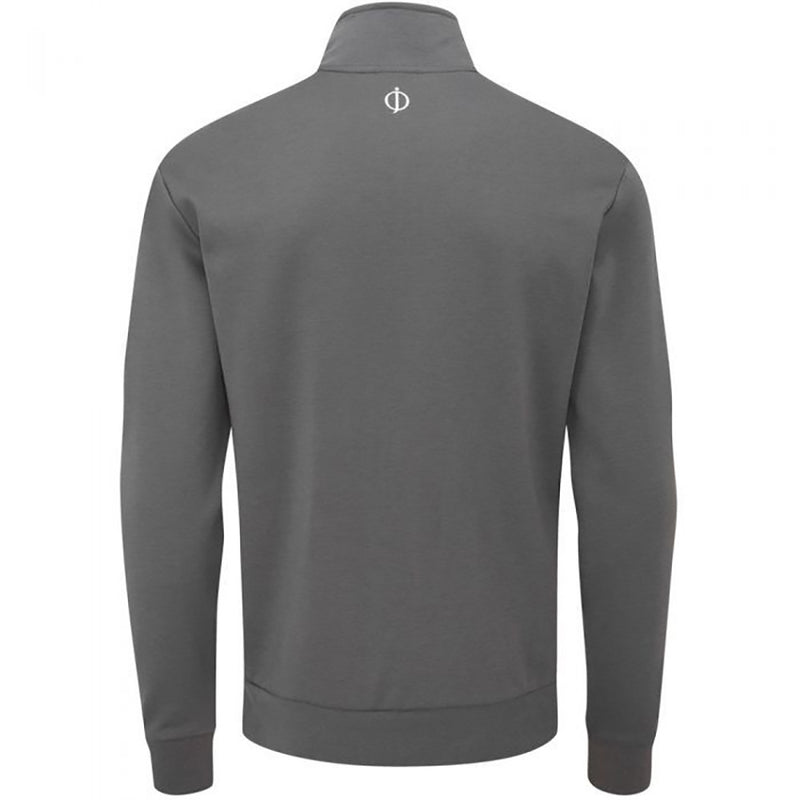 Oscar Jacobson Hawkes 1/4 Zip Pullover - Charcoal
