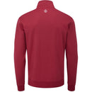 Oscar Jacobson Hawkes 1/4 Zip Pullover - Dark Red