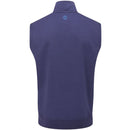 Oscar Jacobson Hawkes 1/4 Zip Sleeveless Pullover - Navy