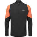 Oscar Jacobson Lodstock Tour Mid Layer 1/2 Zip Pullover - Black Marl