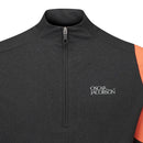 Oscar Jacobson Lodstock Tour Mid Layer 1/2 Zip Pullover - Black Marl