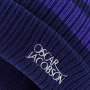 Oscar Jacobson Mabel Knitted Bobble Hat - Navy/Royal Blue