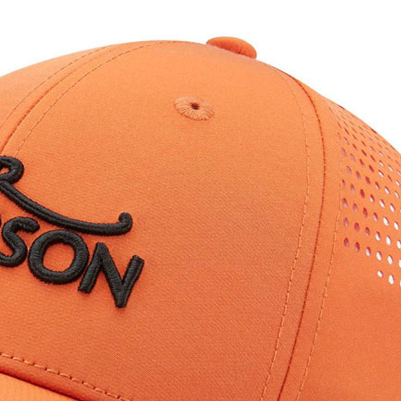 Oscar Jacobson Maddox Cap - Orange Rust/Black