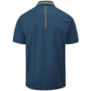 Oscar Jacobson Marsden Polo Shirt - Teal/Orche