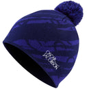 Oscar Jacobson Memphis Knitted Bobble Hat - Navy/Royal Blue