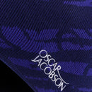 Oscar Jacobson Memphis Knitted Bobble Hat - Navy/Royal Blue