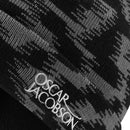 Oscar Jacobson Miller Knitted Bobble Hat - Black/Pewter - One Size