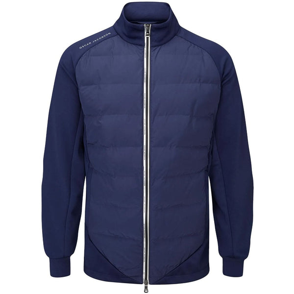 Oscar Jacobson Radstock Full Zip Padded Jacket - Navy