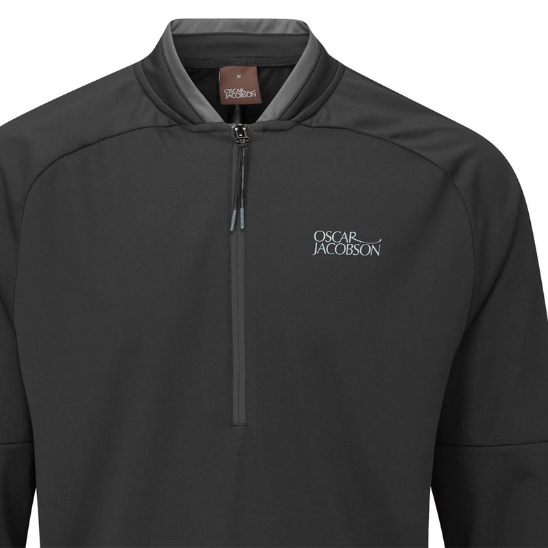 Oscar Jacobson Redfern 1/2 Zip Pullover - Black