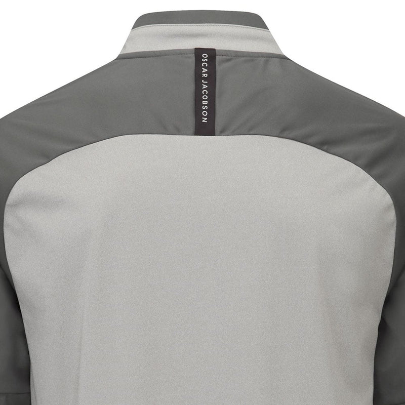 Oscar Jacobson Redfern 1/2 Zip Jacket - Light Grey