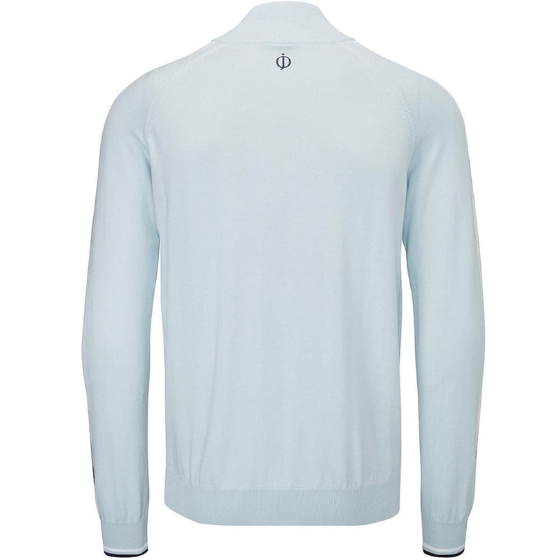 Oscar Jacobson Repton Pin Pullover - Cool Blue/Navy/White