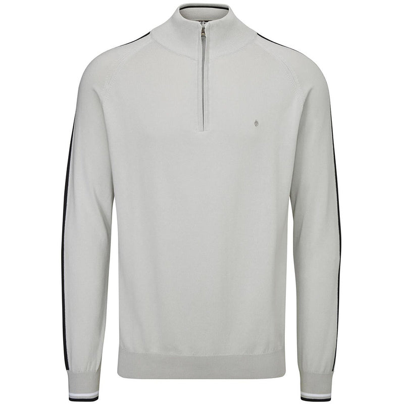 Oscar Jacobson Repton Pin Pullover Lunar Grey Black White