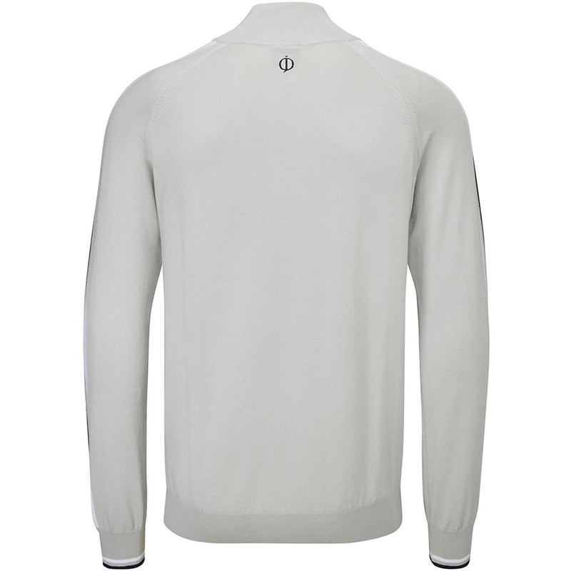 Oscar Jacobson Repton Pin Pullover - Lunar Grey/Black/White